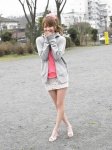 hairbow hoodie miniskirt sasaki_nozomi skirt tank_top vyj_86 rating:Safe score:1 user:nil!