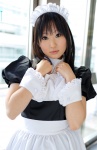 apron cosplay cuffs hairband maid maid_uniform original ryo rating:Safe score:0 user:pixymisa