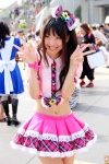 amaguri_irufu cosplay croptop idolmaster idolmaster_cinderella_girls midriff miniskirt petticoat pleated_skirt shimamura_uzuki skirt rating:Safe score:0 user:pixymisa