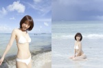beach bikini cleavage hip!_hop! natsuki_riko ocean swimsuit wet rating:Safe score:0 user:nil!