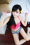 bed bikini_top shorts swimsuit toro_(ii) xiuren_153 rating:Safe score:1 user:nil!