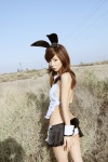 animal_ears apron ass bunny_ears costume halter_top hoshino_aki miniskirt ns_eyes_487 panties skirt tail rating:Safe score:4 user:nil!