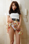 bathroom bikini bwh_160 miniskirt oohashi_sayoko side-tie_bikini skirt skirt_lift swimsuit tshirt rating:Safe score:0 user:nil!