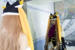 arai_yomi bathroom bathtub bodysuit cosplay detached_sleeves mawaru_penguindrum mirror penguin_hat princess_of_the_crystal shimashou_ka. rating:Safe score:0 user:nil!