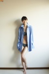 aizawa_rina bikini dress_shirt open_clothes ponytail swimsuit rating:Safe score:1 user:nil!