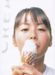 close-up himitsu ice_cream isoyama_sayaka tshirt rating:Safe score:0 user:nil!