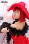 angelina_durless boa choker cosplay elbow_gloves gloves gown hat kuroshitsuji madam_red ondine red_eyes red_hair rating:Safe score:0 user:pixymisa