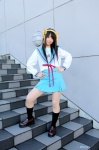 cosplay hairband hair_ribbons miniskirt pleated_skirt pochi sailor_uniform school_uniform skirt socks suzumiya_haruhi suzumiya_haruhi_no_yuuutsu rating:Safe score:0 user:nil!