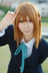 blazer blouse cosplay hair_clips hirasawa_yui k-on! rinami school_uniform rating:Safe score:0 user:nil!