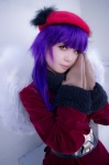asakura_irori cosplay devil_summoner dress hat mo_syobo purple_hair wings rating:Safe score:0 user:DarkSSA