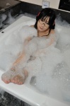 bathroom bathtub braids chocoball fujisawa_yayoi glasses ojou_matsuri_final soap_suds towel uchuu_no_stellvia wet rating:Safe score:1 user:nil!