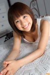 bed cleavage miniskirt skirt suzuki_akie tank_top rating:Safe score:0 user:nil!