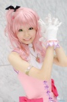 cosplay dress gloves himemiya_mahore marianne pink_hair side_ponytail to_heart to_heart_2 vest rating:Safe score:0 user:nil!