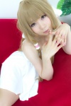 blonde_hair chii_(chobits) chobits cosplay dress pantyhose rinrinko twintails rating:Safe score:0 user:nil!