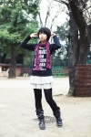 boots ibara miniskirt pantyhose scarf skirt tshirt rating:Safe score:1 user:nil!