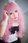 cosplay dress megurine_luka pink_hair tagme_song tiara vocaloid yuito rating:Safe score:1 user:nil!