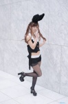 animal_ears black_legwear bunny_ears cosplay minko pantyhose shorts tagme_character tagme_series twintails vest rating:Safe score:3 user:nil!