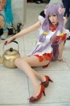 apron chii cosplay hair_pods pantyhose purple_hair qipao ranma_1/2 shampoo twintails rating:Safe score:5 user:nil!