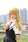 air blonde_hair blouse cosplay dress hairbow juicebox kamio_misuzu nagitya school_uniform rating:Safe score:0 user:nil!