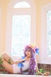 amatsuka_miyu bathroom bathtub cosplay hat one-piece_swimsuit patchouli_knowledge purple_hair swimsuit touhou rating:Safe score:0 user:nil!