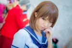 anegasaki_nene blouse cosplay love_plus rinami sailor_uniform scarf school_uniform rating:Safe score:0 user:pixymisa