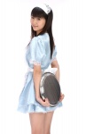 apron costume hairband hamada_shouko serving_tray waitress waitress_uniform rating:Safe score:1 user:nil!