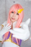 cosplay gloves gundam gundam_seed gundam_seed_destiny katou_mari meer_campbell pink_hair rating:Safe score:2 user:nil!