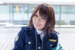armband blazer blouse cosplay ginya gloves green_eyes police_uniform policewoman tie tsujimoto_natsumi you're_under_arrest! rating:Safe score:0 user:pixymisa