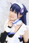 apron caramel_eyes collar cosplay detached_sleeves dress hairband kyou love_live!_school_idol_project purple_hair sonoda_umi twintails wristband rating:Safe score:0 user:pixymisa
