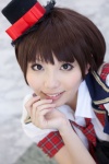 akb48 blazer blouse cosplay hat hinomura_uta school_uniform shinoda_mariko_(cosplay) tie rating:Safe score:0 user:pixymisa