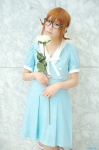 cosplay dress glasses hirasawa_yui kneesocks k-on! twin_braids yaya rating:Safe score:0 user:nil!