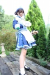 chocoball cosplay dress glasses gloves healer_u monster_hunter nurse nurse_cap nurse_uniform socks vest rating:Safe score:1 user:nil!