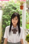 blouse nishino_koharu pleated_skirt rain school_uniform skirt wet rating:Safe score:0 user:nil!