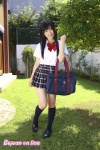 blouse bookbag costume iwata_yui kneesocks pleated_skirt school_uniform skirt rating:Safe score:1 user:nil!