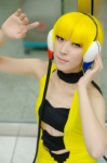 blonde_hair choker cosplay dress headphones inumachi_yuzu kamitsure_(pokemon) pokemon rating:Safe score:1 user:nil!