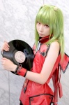 beatmania_iidx cosplay cuffs dress green_hair houtou_singi record tsugaru twintails vinyl rating:Safe score:0 user:nil!