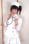 blouse cosplay matsunaga_ayaka nurse nurse_cap nurse_uniform original petit_cos2 pleated_skirt skirt stethoscope twintails rating:Safe score:0 user:nil!