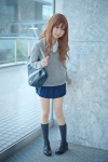 blouse bookbag cosplay hori_kyoko hori-san_to_miyamura-kun kneesocks pleated_skirt seri skirt sweater rating:Safe score:1 user:pixymisa