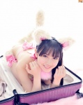 animal_ears bikini cat_ears choker okunaka_makoto side-tie_bikini swimsuit tail rating:Safe score:1 user:nil!