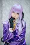 blouse braid cosplay danganronpa gloves hair_ribbons houtou_singi jacket kirigiri_kyouko purple_hair tie rating:Safe score:1 user:nil!