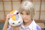blonde_hair cat cosplay crossplay natsume_takashi natsume_yuujinchou natumiya_renzu robe shirt rating:Safe score:0 user:pixymisa
