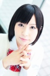 blouse chizuru_(ii) cosplay hata_sawako_(cosplay) school_uniform ske48 rating:Safe score:0 user:nil!