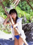 bikini blouse kawamura_anna open_clothes side-tie_bikini swimsuit rating:Safe score:0 user:nil!