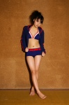 bikini_top cleavage dgc_0081 konno_narumi ponytail shorts swimsuit track_jacket rating:Safe score:0 user:nil!