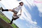 blouse bookbag kneesocks nishinaga_ayana pleated_skirt school_uniform skirt rating:Safe score:0 user:nil!