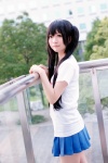 cosplay k-on! nakano_azusa nepachi pleated_skirt school_uniform skirt tshirt twintails rating:Safe score:0 user:pixymisa