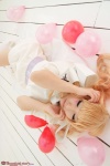 blonde_hair cape cosplay deep_rabbit dress macross macross_frontier macross_frontier:_itsuwari_no_utahime saku sheryl_nome thighhighs zettai_ryouiki rating:Safe score:0 user:nil!