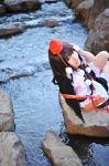 amatsuka_miyu blouse cosplay fan pleated_skirt shameimaru_aya skirt tokin_hat touhou wings rating:Safe score:0 user:nil!