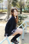 blouse cardigan dgc_1034 kneesocks oda_yukari pleated_skirt school_uniform skirt tie rating:Safe score:2 user:nil!