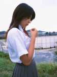 costume kawamura_yuki miniskirt pleated_skirt school_uniform skirt rating:Safe score:0 user:nil!